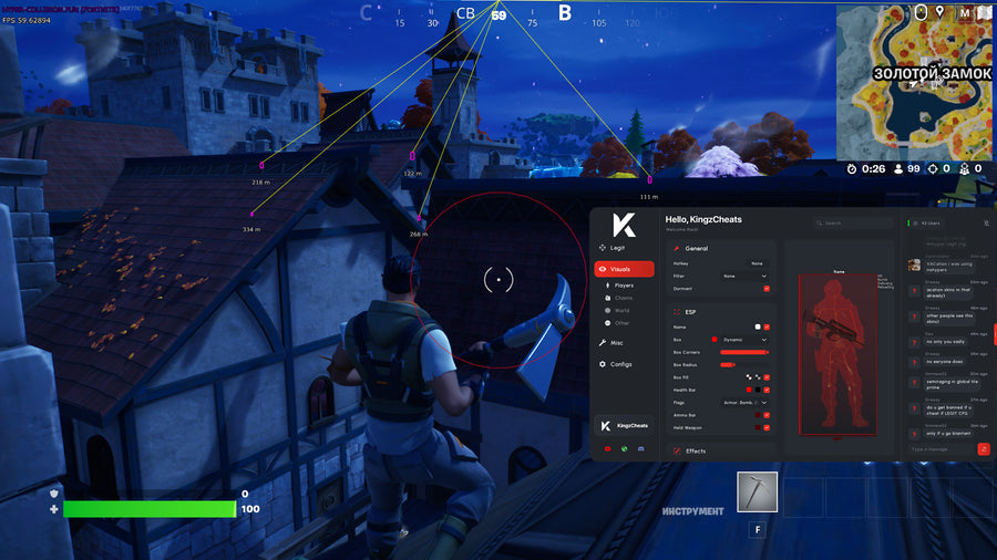 Fortnite Aimbot & ESP 2026 — Cheat Features Explained